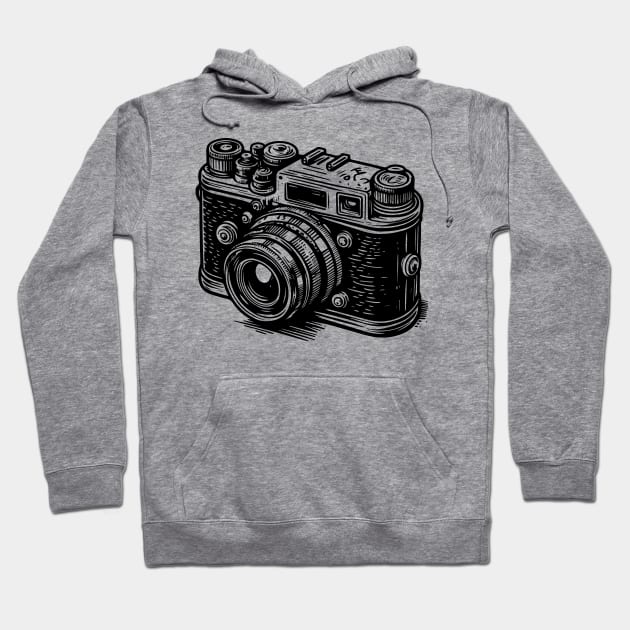 Retro Camera Hoodie by n23tees